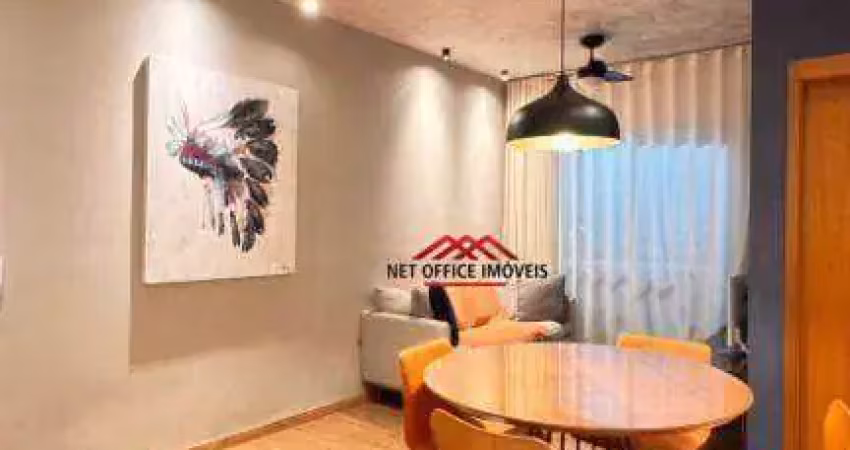 Apartamento com 2 dormitórios à venda, 55 m² por r$ 350.000 - jardim são judas tadeu - são josé dos campos/sp