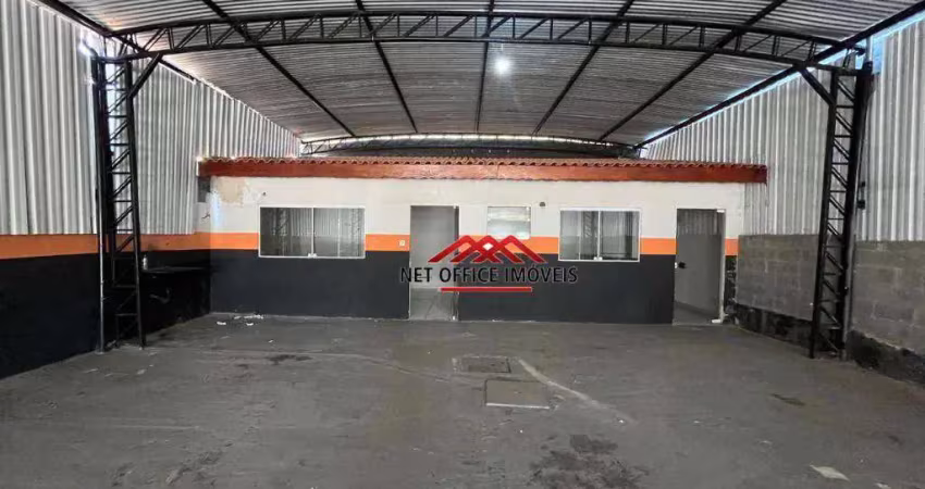 Galpão para alugar, 300 m² por r$ 8.370/mês - vila industrial - são josé dos campos/sp