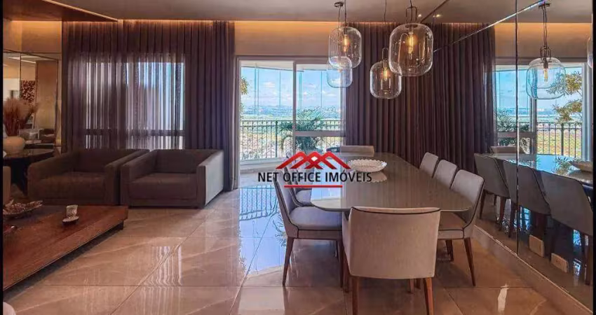 Apartamento com 4 dormitórios à venda, 217 m² por r$ 2.650.000,00 - jardim aquarius - são josé dos campos/sp