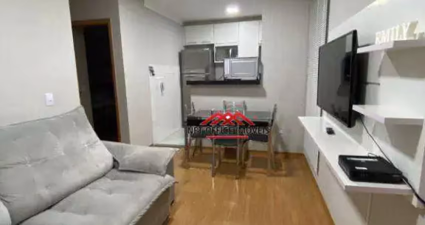 Apartamento com 2 dormitórios à venda, 40 m² por r$ 225.000 - parque interlagos - são josé dos campos/sp
