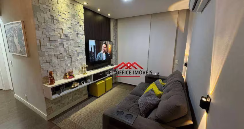 Apartamento com 2 dormitórios à venda, 60 m² por r$ 495.000,00 - jardim américa - são josé dos campos/sp