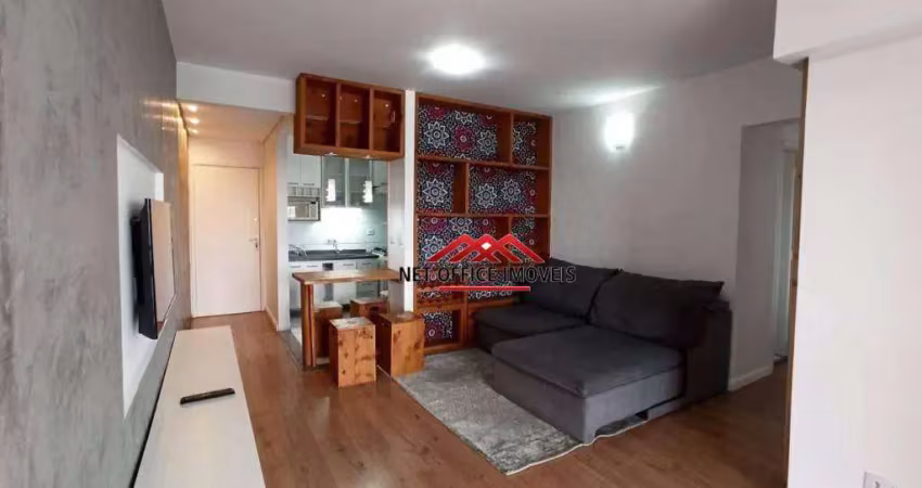 Apartamento com 2 dormitórios para alugar, 65 m² por r$ 5.215,00/mês - jardim aquarius - são josé dos campos/sp