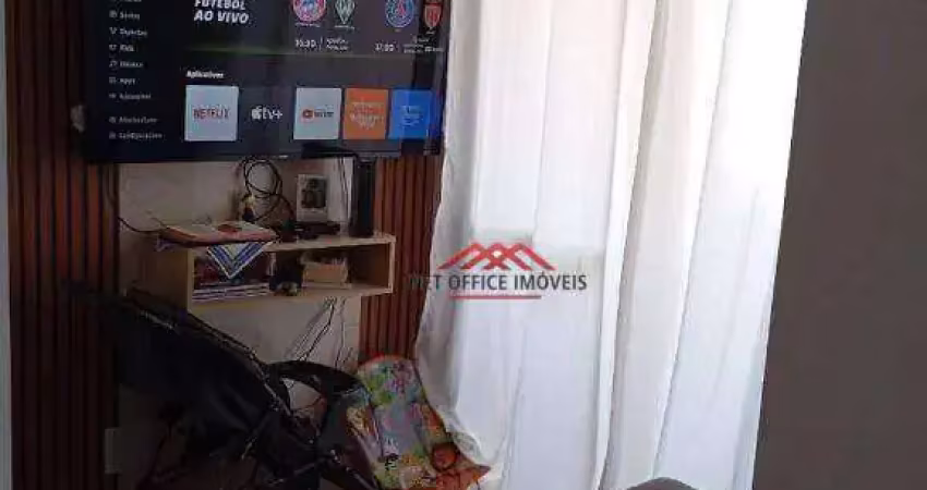 Apartamento com 2 dormitórios, 53 m² - venda por r$ 405.000,00 ou aluguel por r$ 2.980,00/mês - parque residencial flamboyant - são josé dos campos/sp