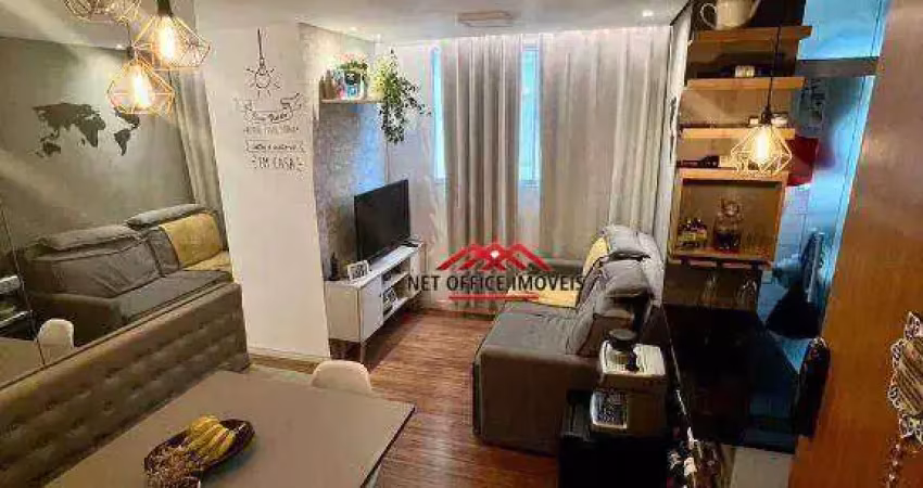 Apartamento com 2 dormitórios para alugar, 50 m² por r$ 3.028,33/mês - jardim das indústrias - são josé dos campos/sp