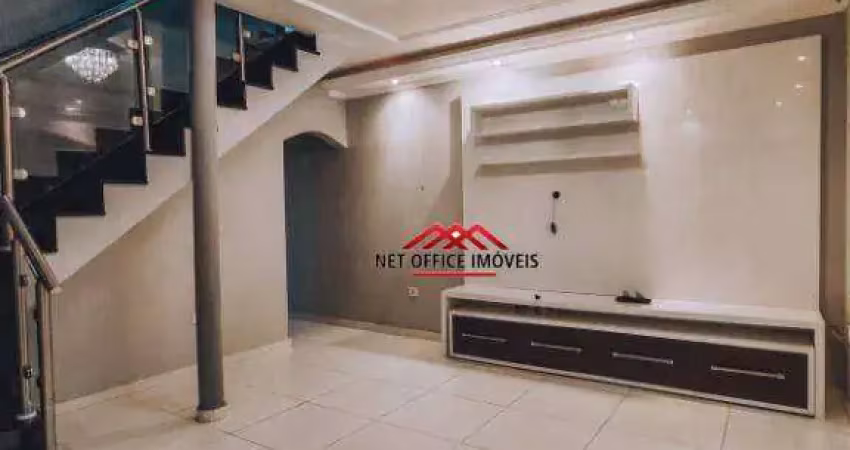 Sobrado com 4 dormitórios para alugar, 270 m² por r$ 4.555,00/mês - residencial união - são josé dos campos/sp