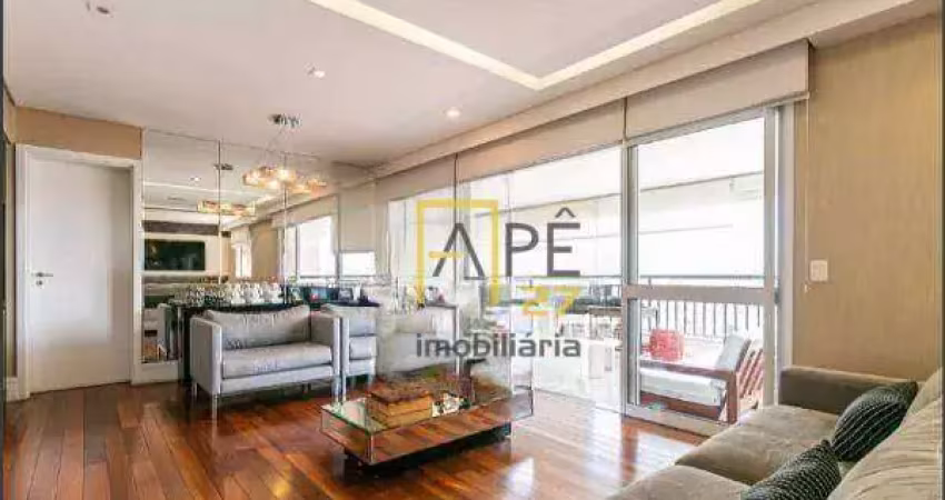 Tatuapé - apartamento de 178m 3 suites - 3 Vagas - Mobiliado