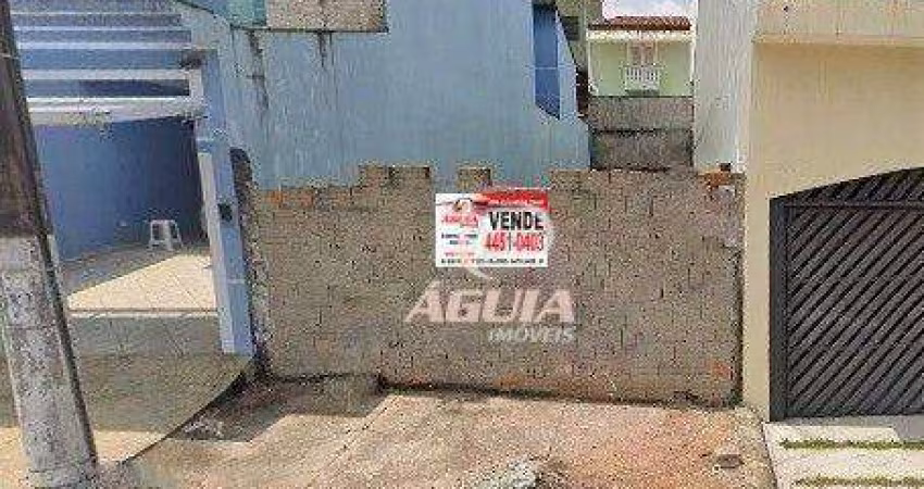 Terreno plano à venda, 125 m², (05 x 25) por R$ 288.000 - Jardim Las Vegas - Santo André/SP
