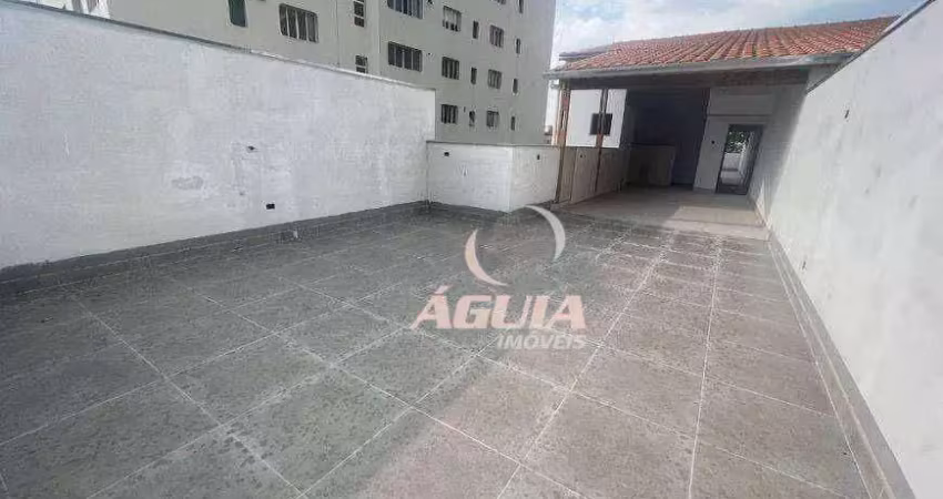 Cobertura com 3 dormitórios à venda, 72 m² + 72 m²por r$ 740.000 - vila assunção - santo andré/sp