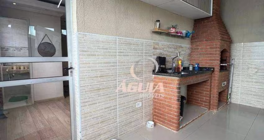 Cobertura com 2 dormitórios à venda, 48 m² + 48 m²  por R$ 425.000 - Parque São Vicente - Mauá/SP