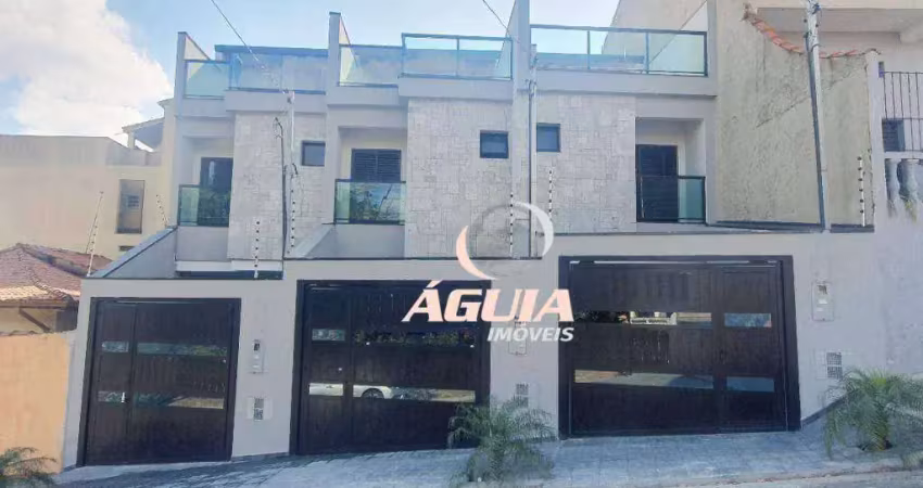 Sobrado com 3 dormitórios à venda, 113 m² por r$ 690.000,00 - parque novo oratório - santo andré/sp