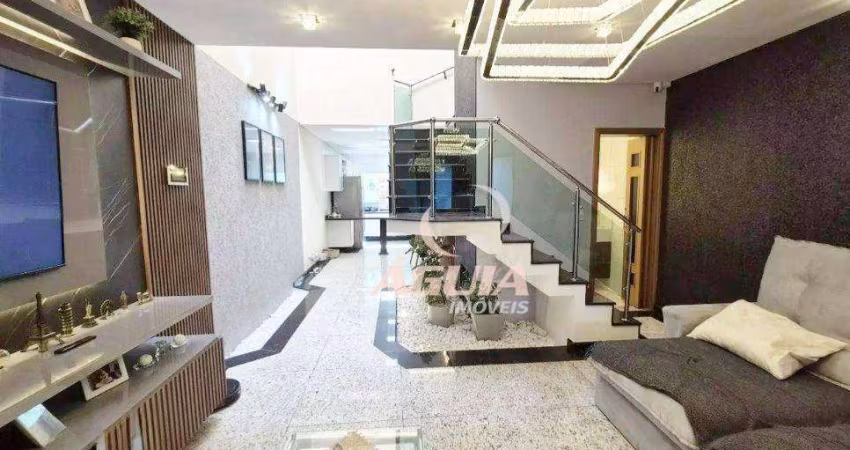 Sobrado com 3 dormitórios à venda, 161 m² por R$ 1.250.000,00 - Vila Scarpelli - Santo André/SP