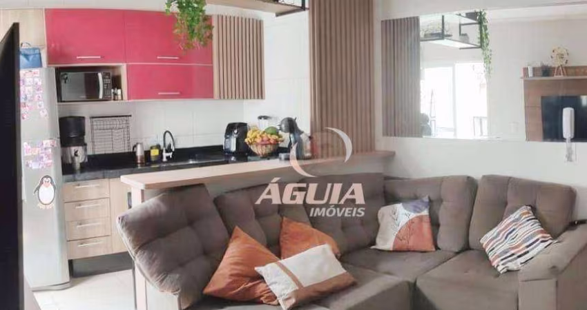 Apartamento com 2 dormitórios à venda, 55 m² por R$ 431.000 - Vila Aquilino - Santo André/SP