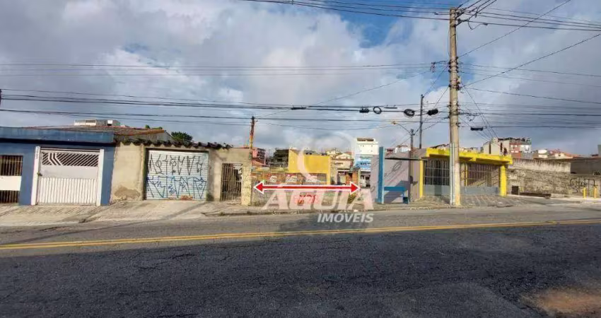 Terreno à venda, 168 m² por r$ 265.000,00 - vila linda - santo andré/sp