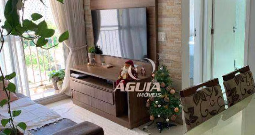 Apartamento com 2 dormitórios à venda, 49 m² por R$ 350.000,00 - Vila Homero Thon - Santo André/SP