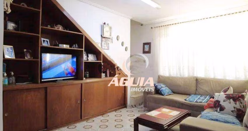Sobrado com 3 dormitórios à venda, 169 m² por R$ 660.000,00 - Vila Camilópolis - Santo André/SP