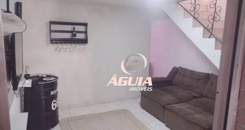Sobrado com 2 dormitórios à venda, 119 m² por R$ 450.000 - Vila Camilópolis - Santo André/SP