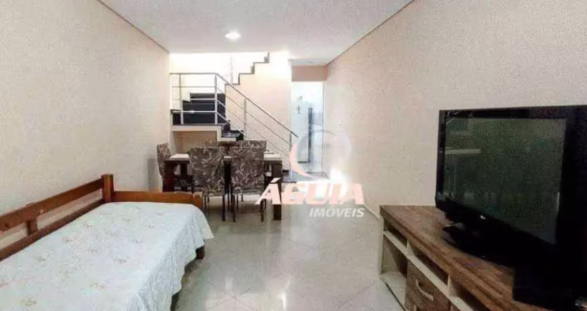 Sobrado com 3 dormitórios à venda, 108 m² por r$ 490.000,00 - parque erasmo assunção - santo andré/sp