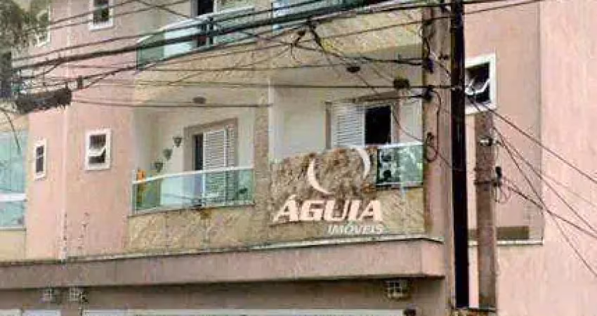 Cobertura com 3 dormitórios à venda, 70 m²+70 m²  por R$ 530.000 - Vila Alzira - Santo André/SP