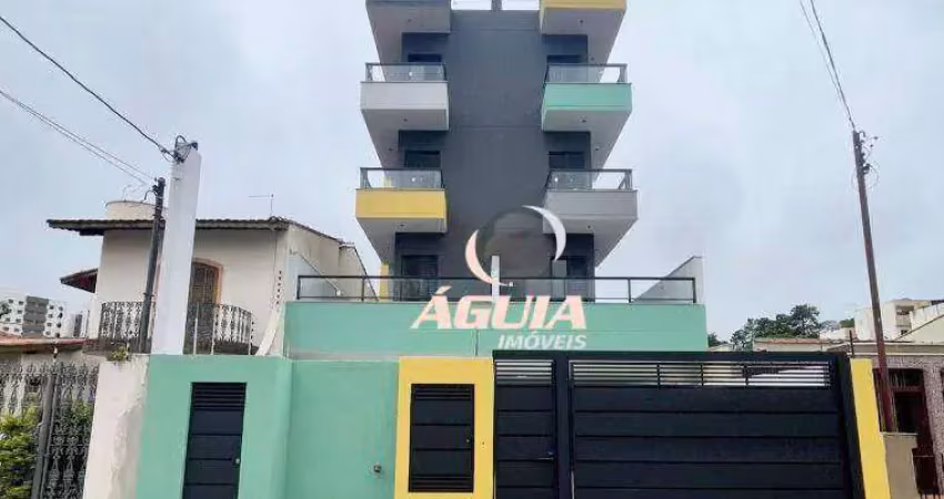 Cobertura com 2 dormitórios à venda, 46 m² por r$ 550.000,00 - vila são pedro - santo andré/sp