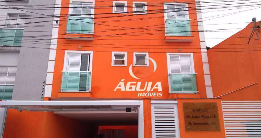 Cobertura com 2 dormitórios à venda, 48 m²+ 48 m²por r$ 370.000 - jardim guarará - santo andré/sp