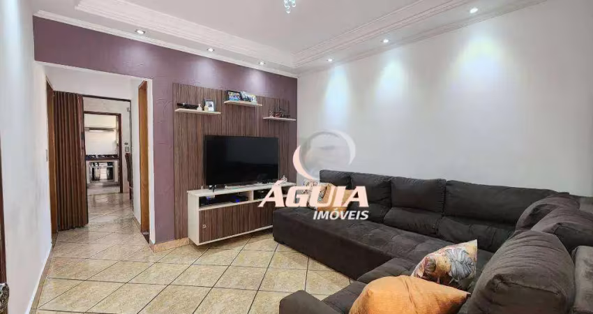 Casa com 3 dormitórios à venda, 115 m² por r$ 530.000,00 - vila lucinda - santo andré/sp