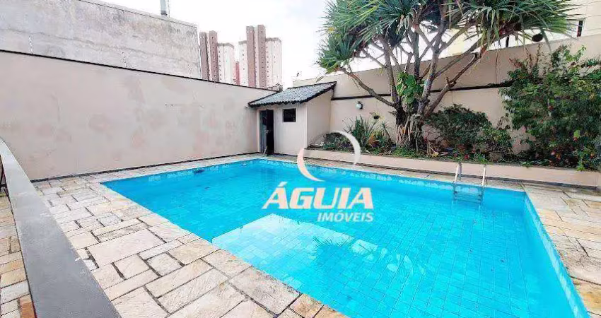Casa com piscina,  à venda, 454 m² por r$ 2.200.000 - vila alzira - santo andré/sp