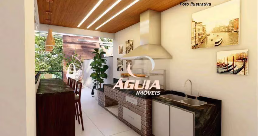 Cobertura com 2 dormitórios à venda, 50 m² por r$ 480.000,00 - parque novo oratório - santo andré/sp