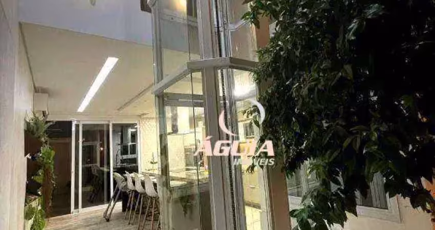 Cobertura com 3 dormitórios à venda, 220 m² por r$ 1.275.000,00 - campestre - santo andré/sp