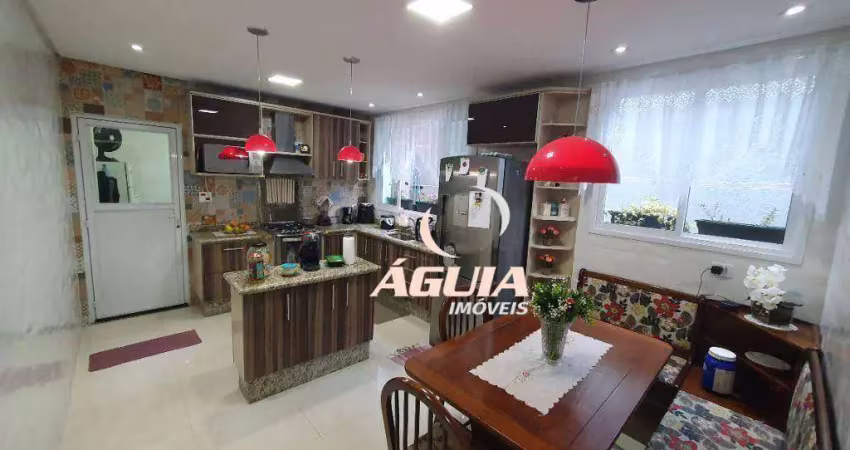 Sobrado com 3 dormitórios à venda, 185 m² por r$ 900.000,00 - parque jaçatuba - santo andré/sp