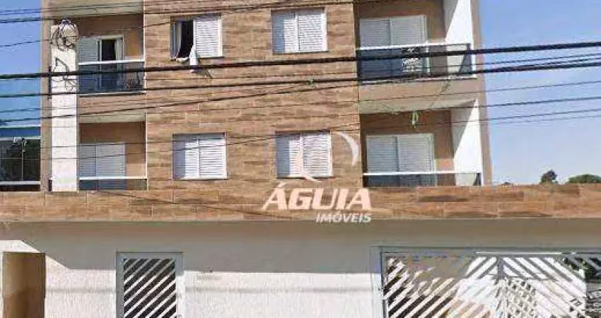 Cobertura com 2 dormitórios à venda, 50 m² por r$ 450.000 - jardim ana maria - santo andré/sp