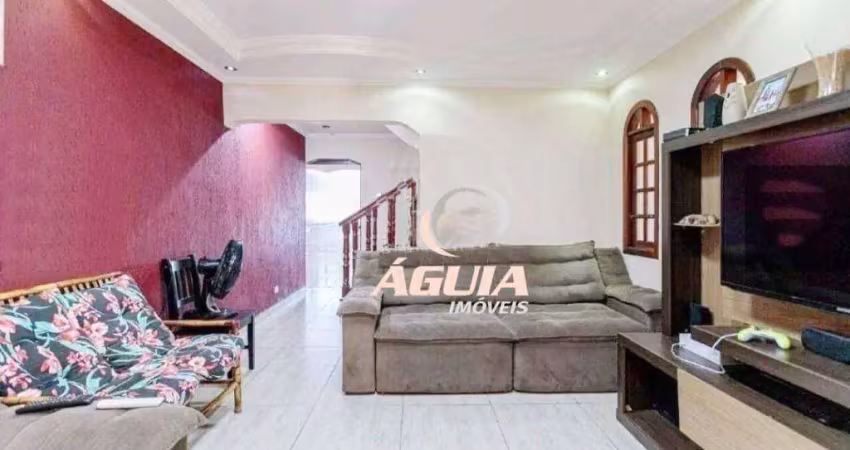 Sobrado com 3 dormitórios à venda, 185 m² por r$ 570.000,00 - jardim ana maria - santo andré/sp