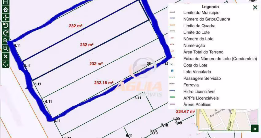 Terreno à venda, 928 m² por r$ 2.780.000,00 - vila alzira - santo andré/sp