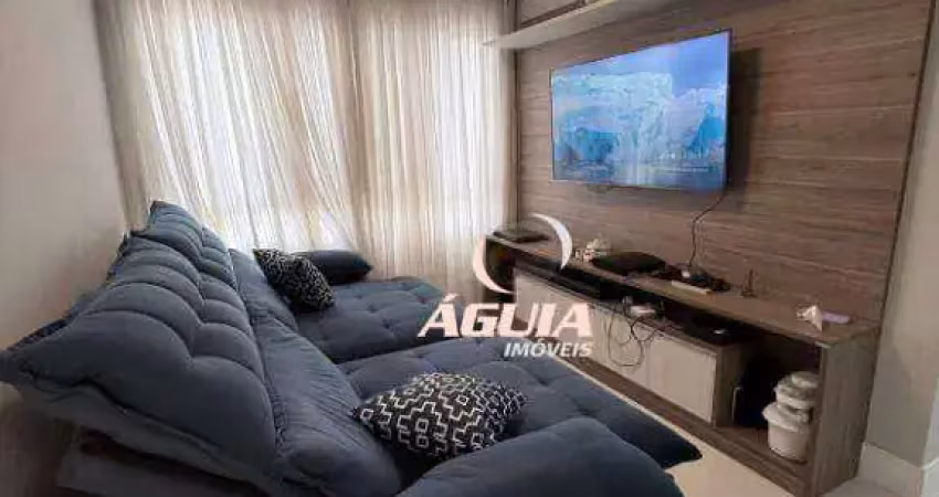 Apartamento com 2 dormitórios à venda, 63 m² por r$ 375.000,00 - jardim utinga - santo andré/sp