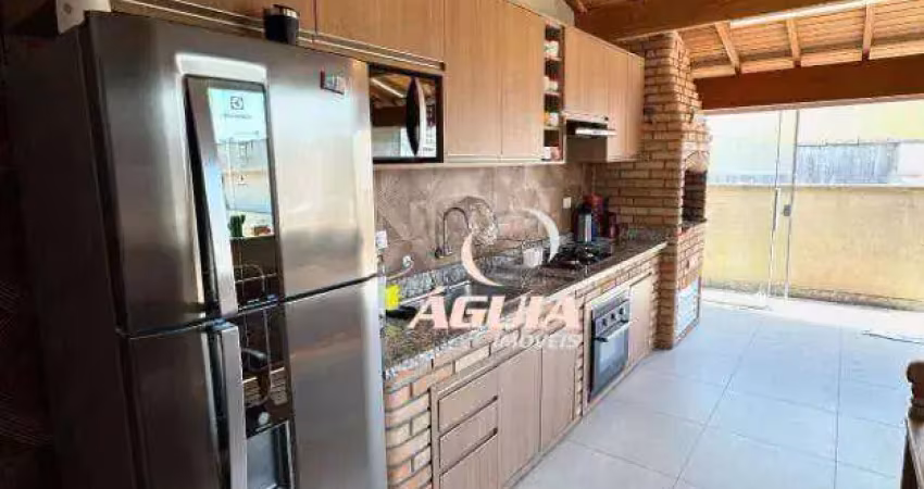 Cobertura com 2 dormitórios à venda, 38 m² por r$ 350.000,00 - vila junqueira - santo andré/sp