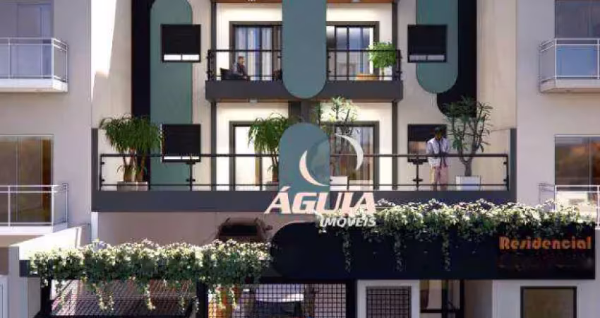 Apartamento garden com 2 dormitórios à venda, 47 m²+31 m² por r$ 559.000 - vila assunção - santo andré/sp
