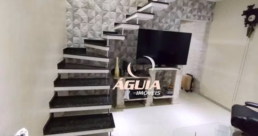 Sobrado com 2 dormitórios à venda, 146 m² por r$ 590.000,00 - parque capuava - santo andré/sp