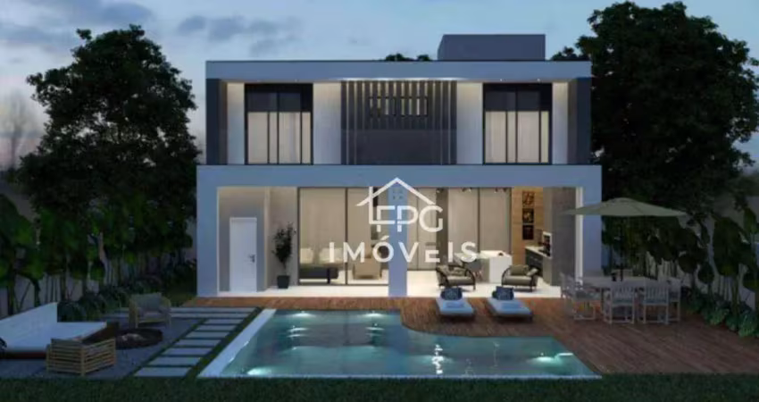 Casa em construção com 3 suítes - cond. figueira garden - atibaia/sp