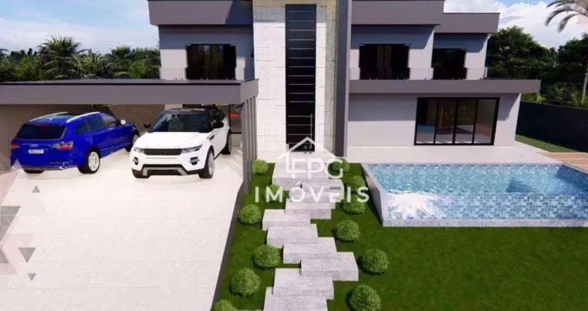 Casa com 4 suítes à venda no condominio palavra da vida - atibaia/sp