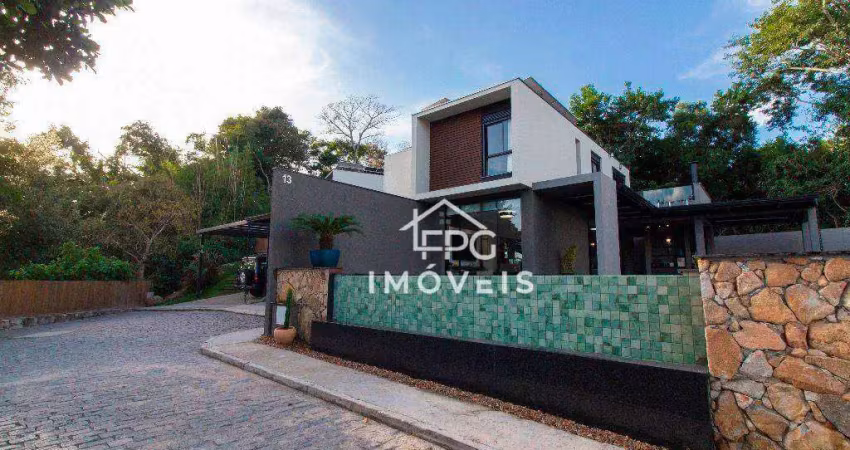 Casa com 3 dormitórios à venda, 311 m² por r$ 2.450.000,00 - residencial la reserva - atibaia/sp