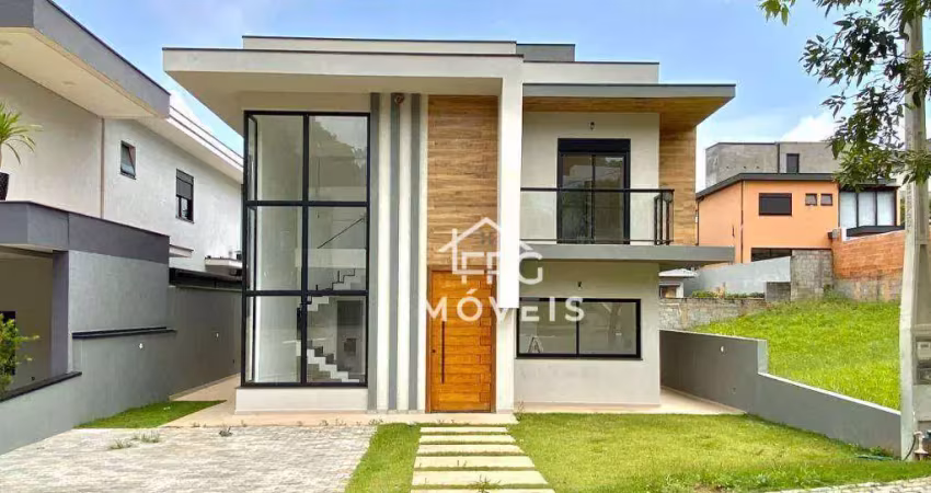 Linda casa com 3 suítes à venda no condomínio terras de atibaia i