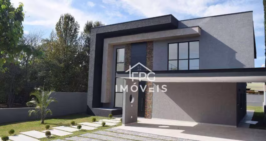 Casa com 4 dormitórios, 299 m² - venda por r$ 2.900.000,00 ou aluguel por r$ 16.000,00/mês - condominio figueira garden - atibaia/sp