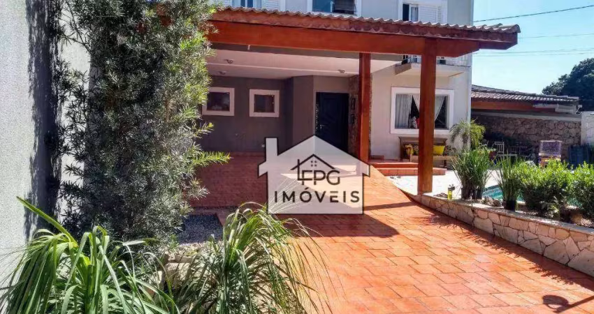 Belíssima casa com 3 dormitórios à venda,  vila petrópolis - atibaia/sp