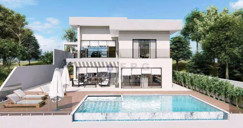 Belíssimo sobrado em construção com 3 dormitórios à venda - residencial spazio design - bragança paulista/sp