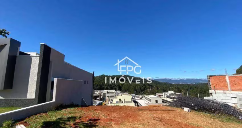 Lote com linda vista para pedra grande a venda no condomínio buona vita em atibaia/sp!