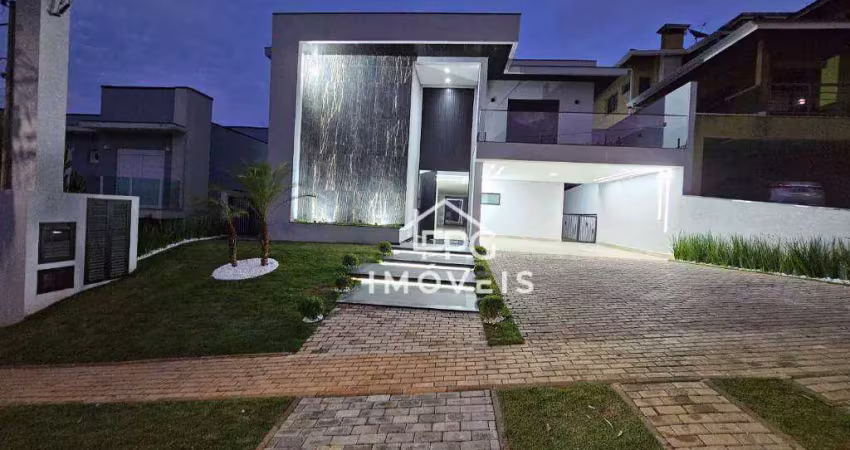 Linda casa com 4 suítes - figueira garden - atibaia/sp