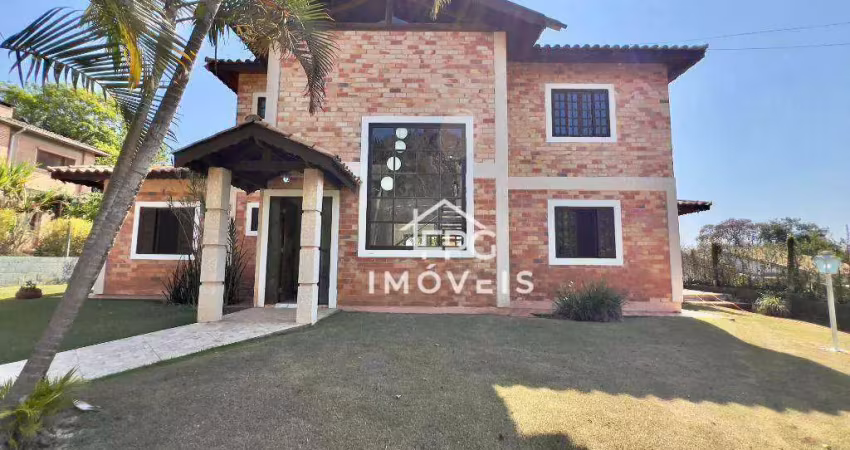Linda casa com 5 dormitórios - chácara pedra grande - atibaia/sp