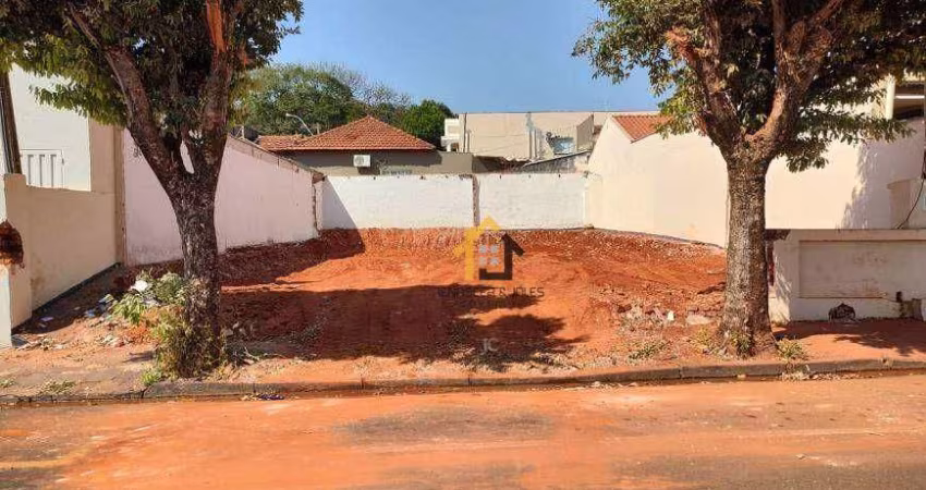 Terreno à venda, 264 m² por R$ 350.000,00 - Vila Santa Cruz - São José do Rio Preto/SP