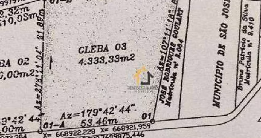 Área à venda, 2000 m² por R$ 6.000.000,00 - Jardim Caparroz - São José do Rio Preto/SP