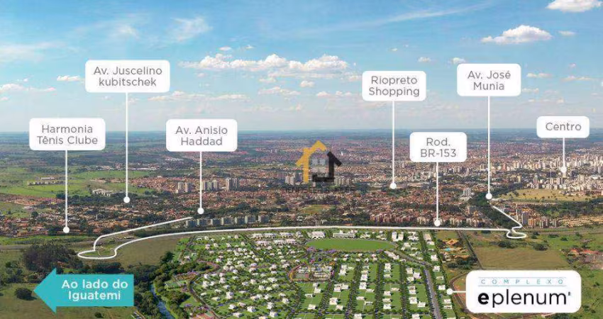 Terreno à venda, 200 m² por R$ 330.000,00 - Complexo Eplenum - São José do Rio Preto/SP