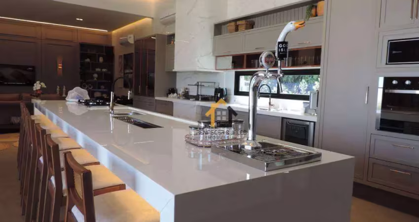 Rancho com 5 dormitórios à venda, 380 m² por R$ 3.200.000,00 - Condomínio Terra da Barra - Mendonça/SP
